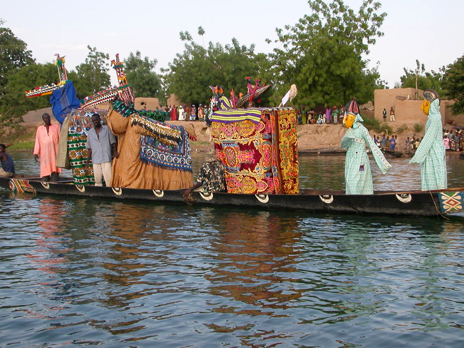 Sur le fleuve &agrave; Diakoro, le 8 mai 2003 - Photographie Albert Loeb &copy; Albert Loeb 