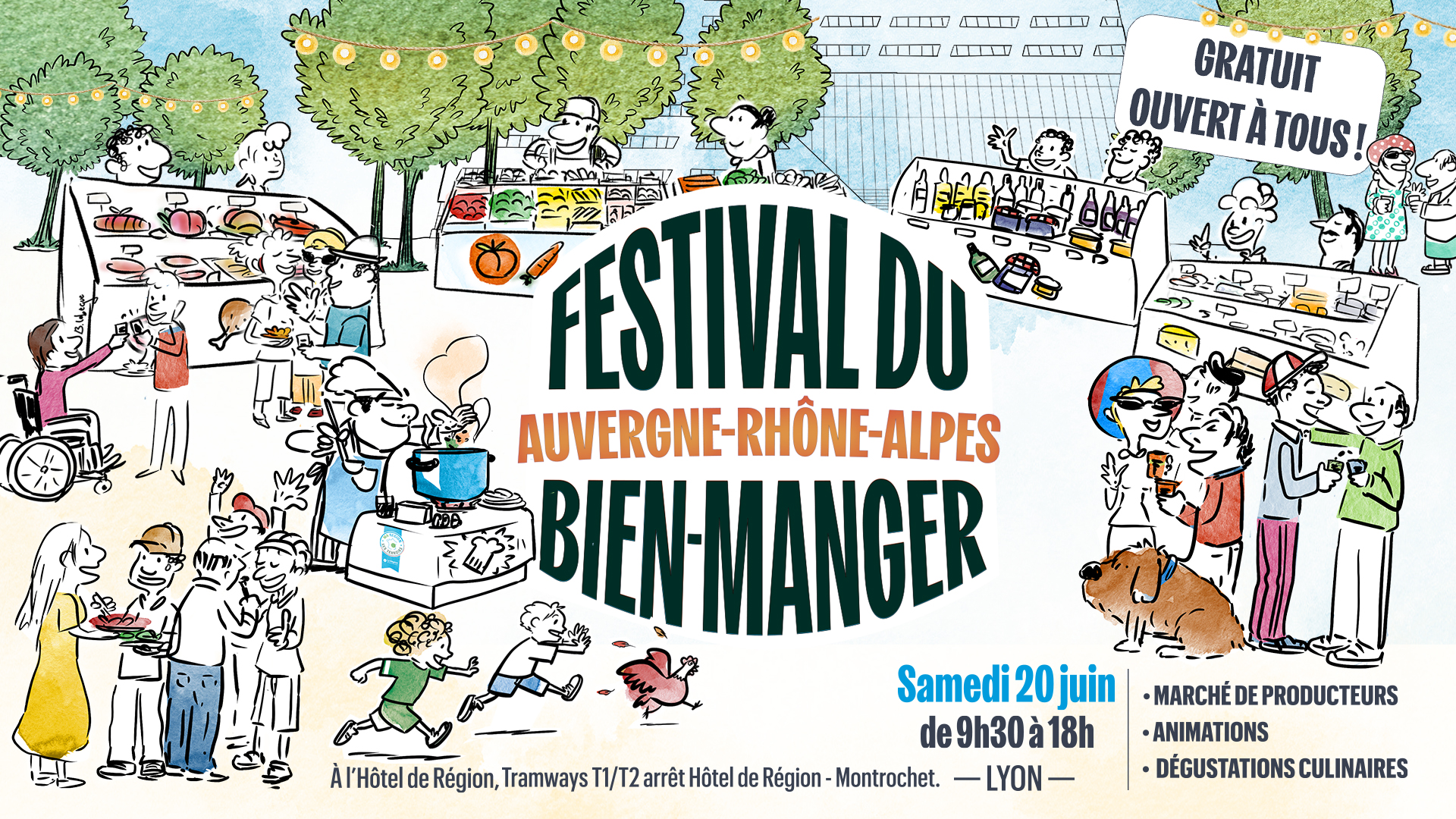 Festival du bien-manger : une journ�e gourmande pour c�l�brer les saveurs d�Auvergne-Rh�ne-Alpes