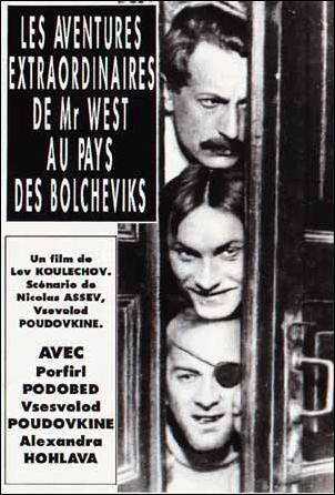 Les Aventures extraordinaires de Mr West au pays des bolchviks - affiche du film