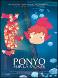 Ponyo sur la falaise - affiche du film