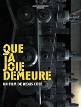 Que ta joie demeure - affiche du film