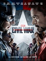 Captain America : civil war - affiche du film