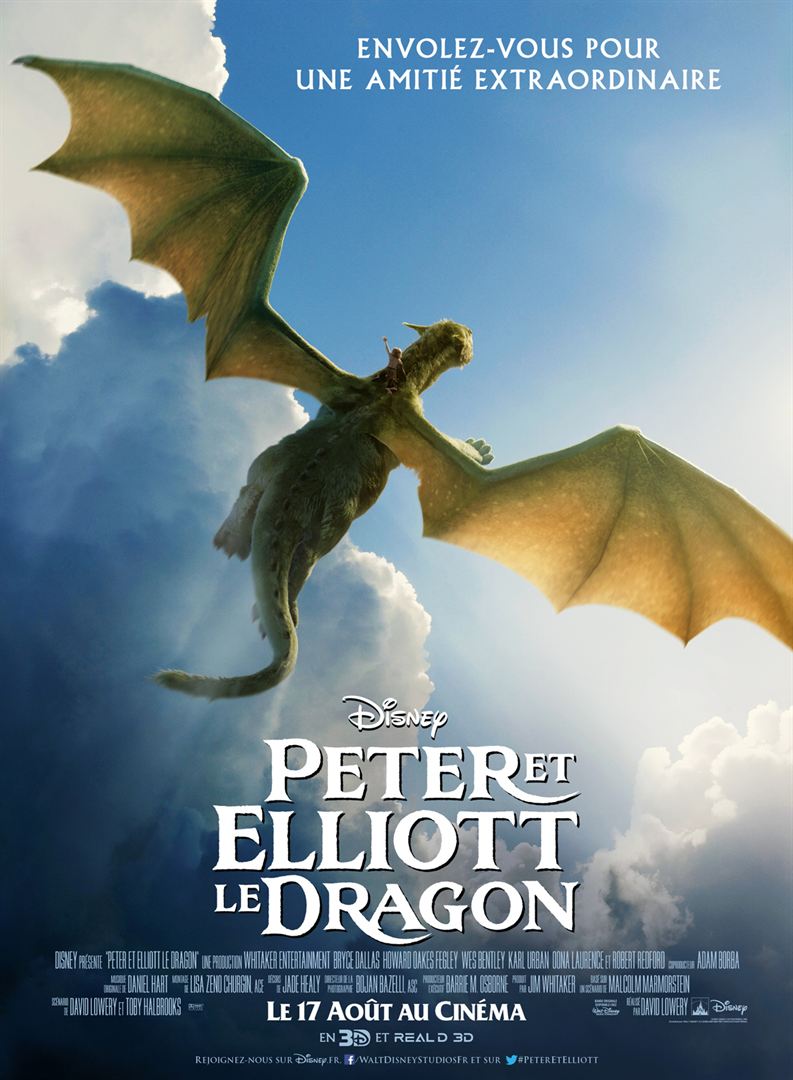 Peter et Elliott le dragon - affiche du film