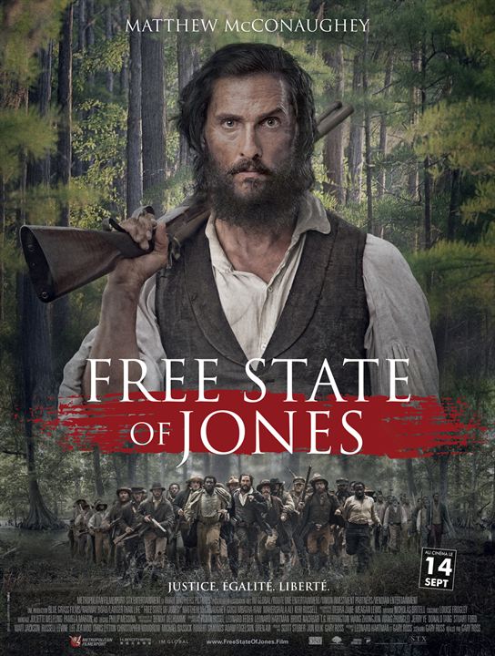 The free state of Jones - affiche du film