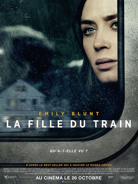 La Fille du train - affiche du film