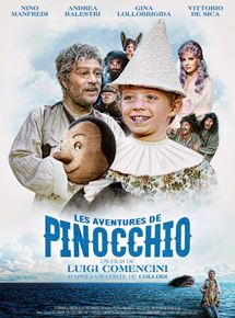Les aventures de Pinocchio - affiche du film