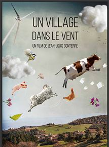 Un Village dans le vent - affiche du film