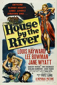 House by the river - affiche du film