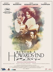 Retour  Howards End - affiche du film