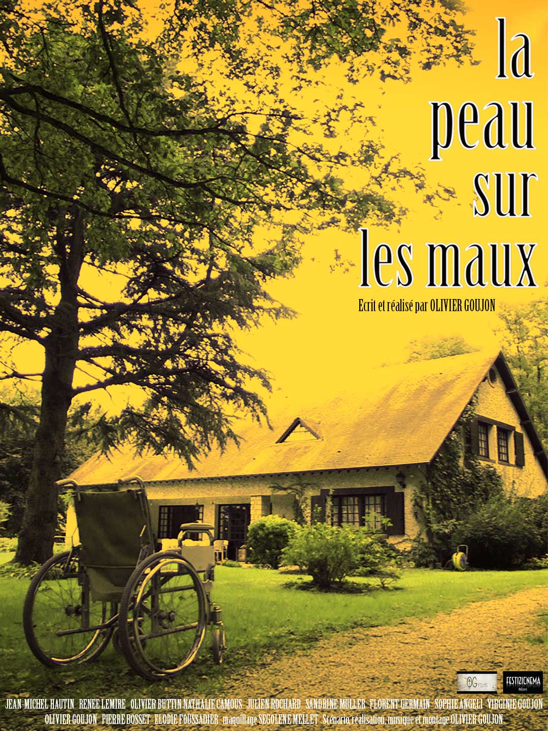 La peau sur les maux - affiche du film