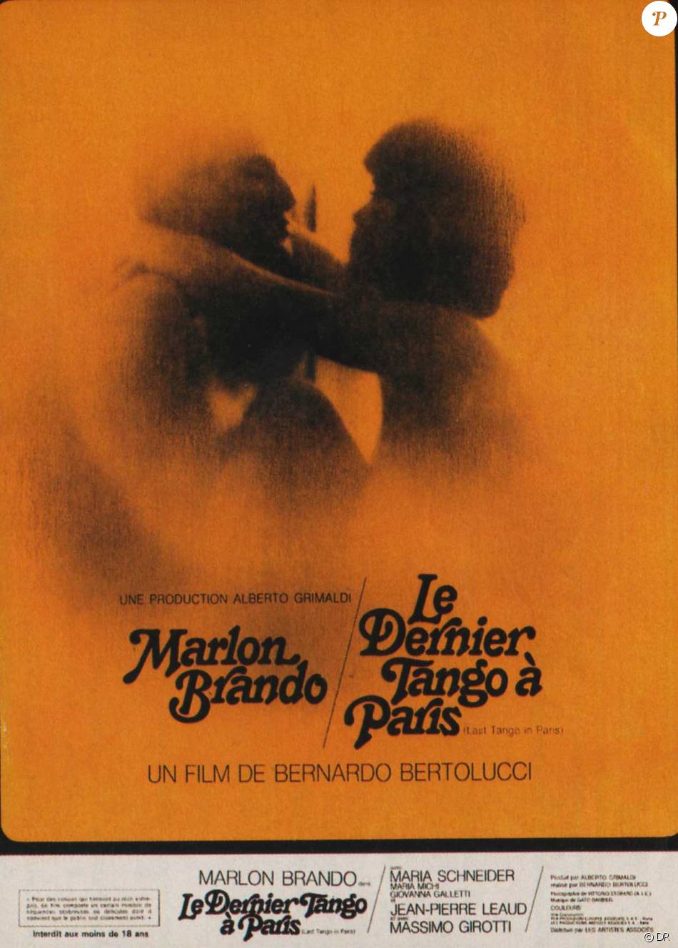 Dernier tango  Paris - affiche du film
