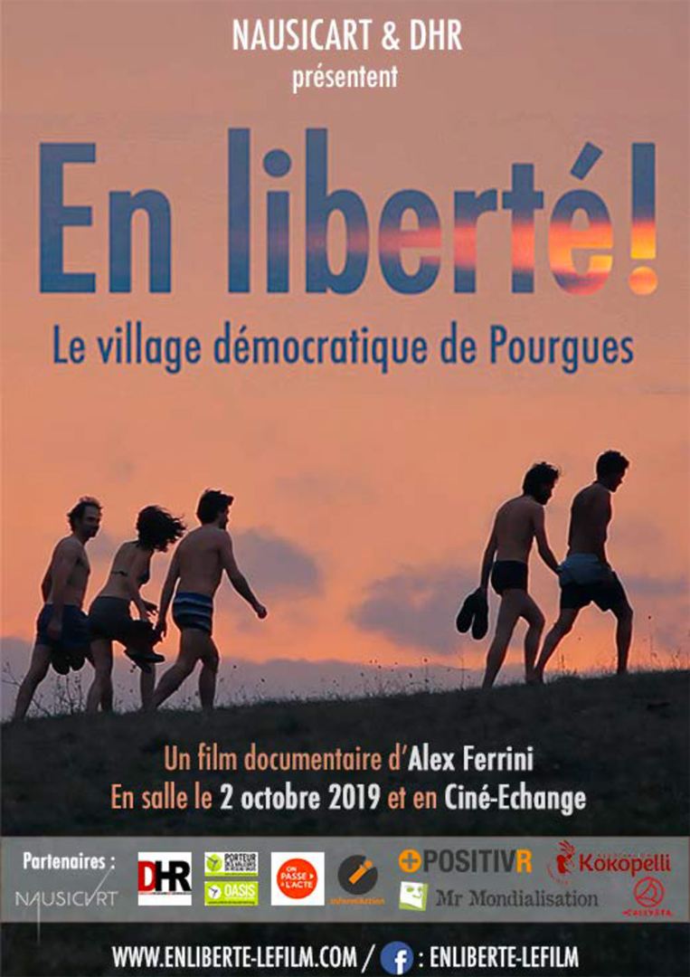 En libert ! le village dmocratique de Pourgues - affiche du film
