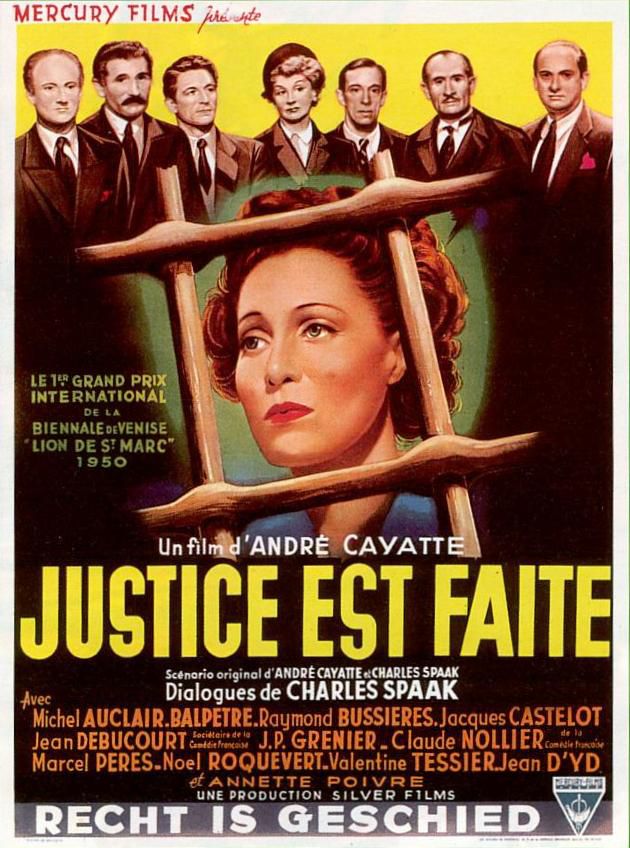 Justice est faite - affiche du film