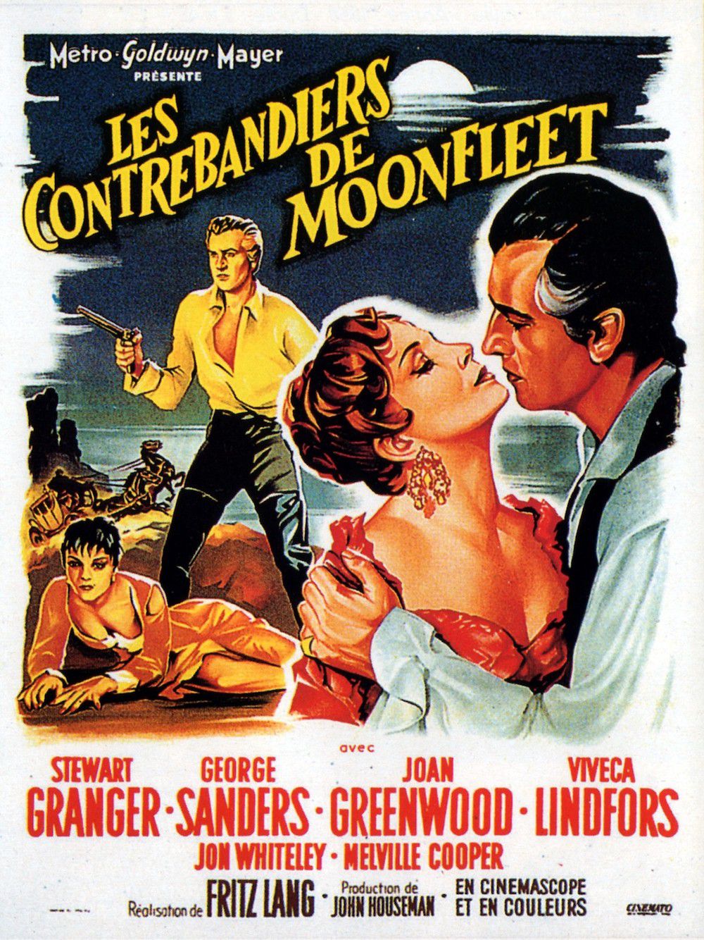 Les contrebandiers de Moonfleet - affiche du film
