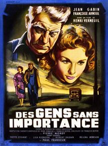 Des gens sans importance - affiche du film