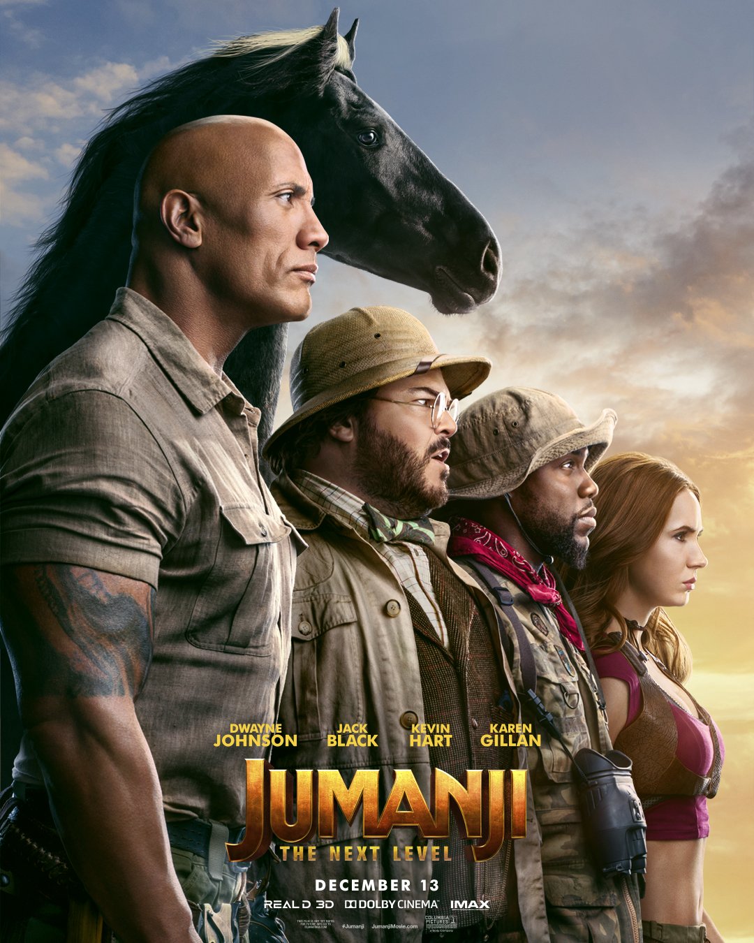 Jumanji : next level - affiche du film