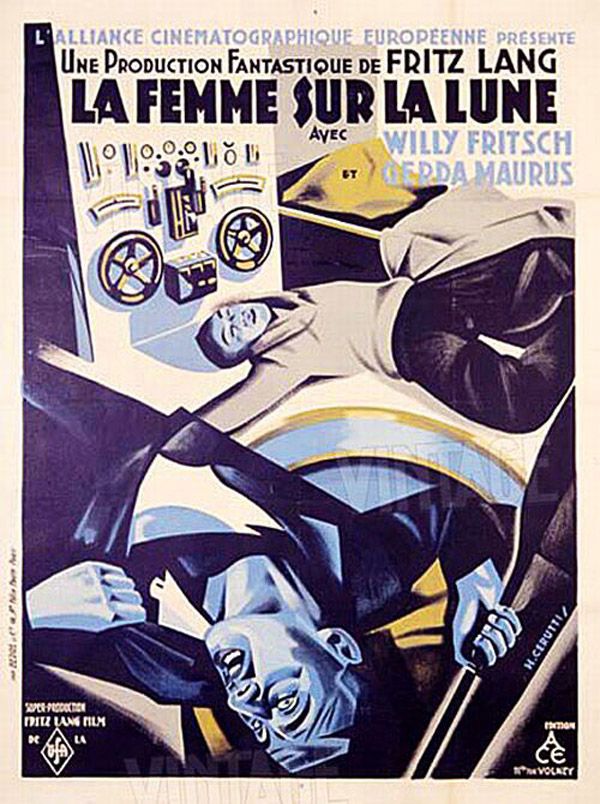 La femme sur la lune - affiche du film