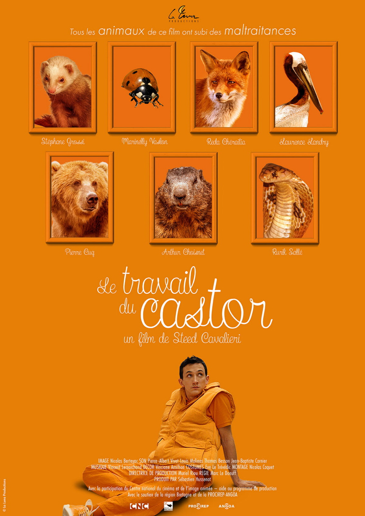 Le travail du castor - affiche du film
