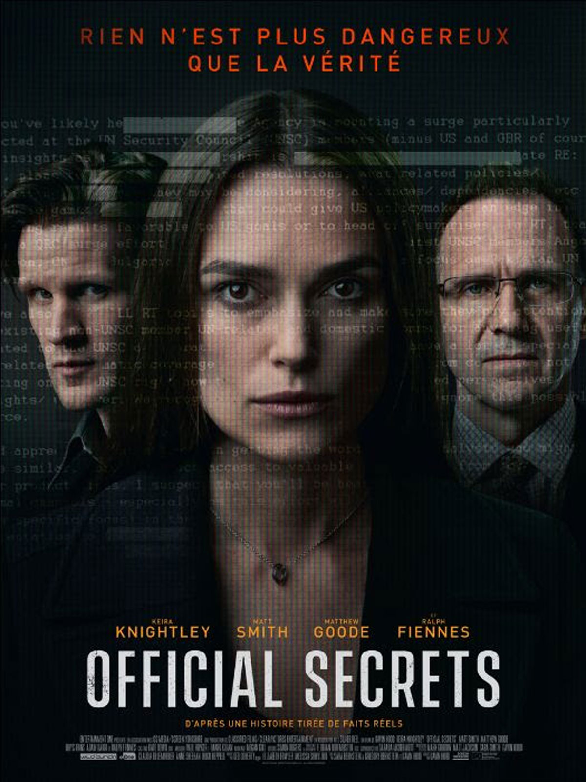 Official secrets - affiche du film