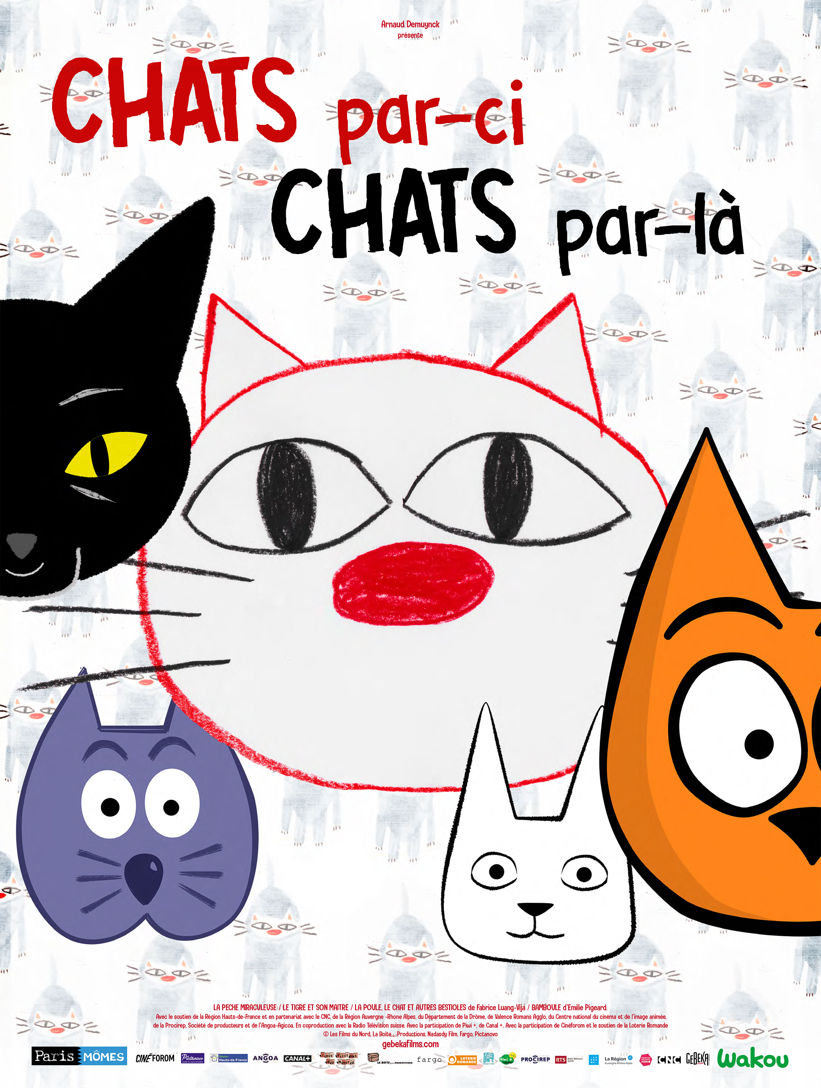 Chats par-ci, Chats par-l - affiche du film