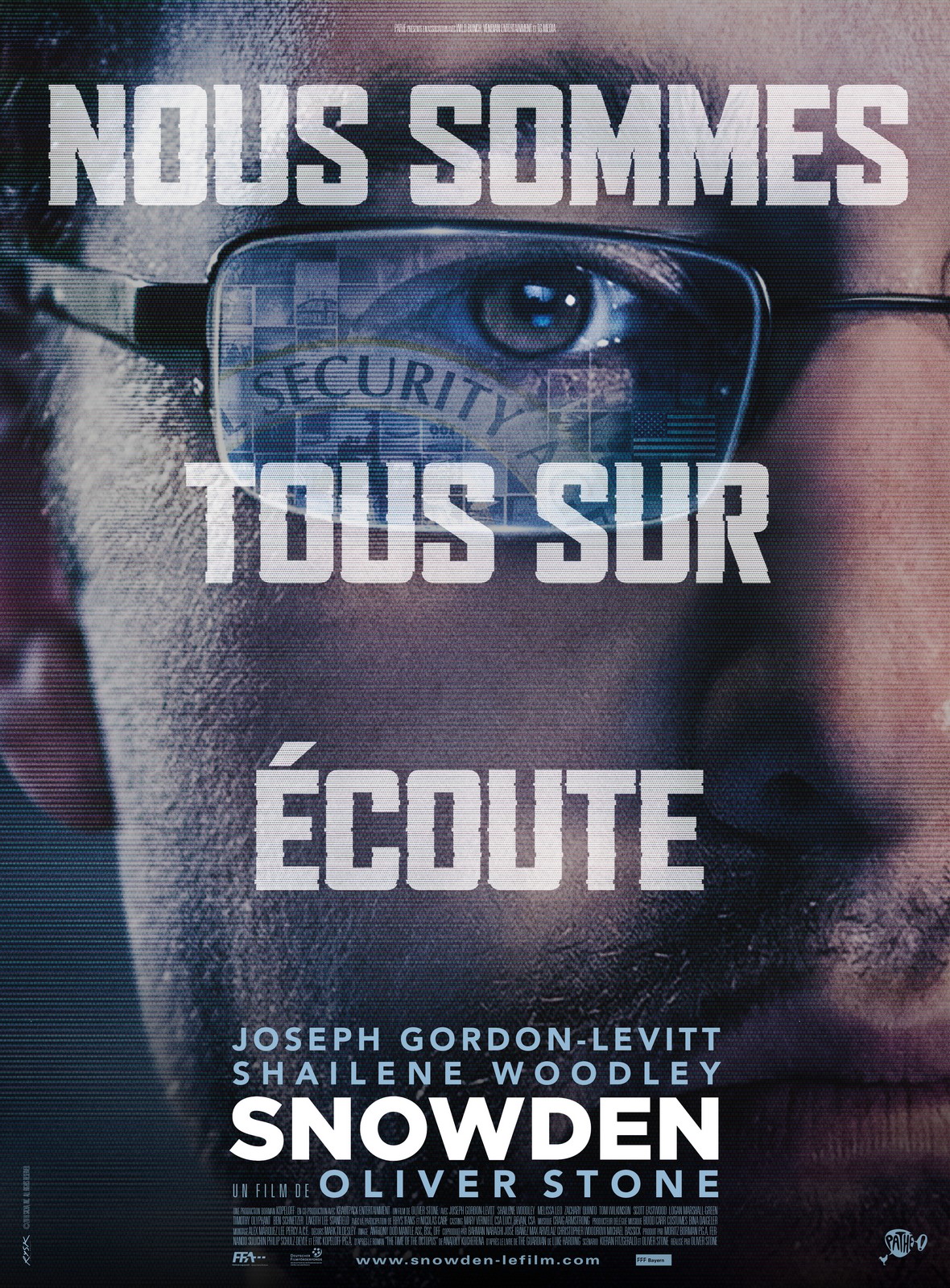Snowden - affiche du film