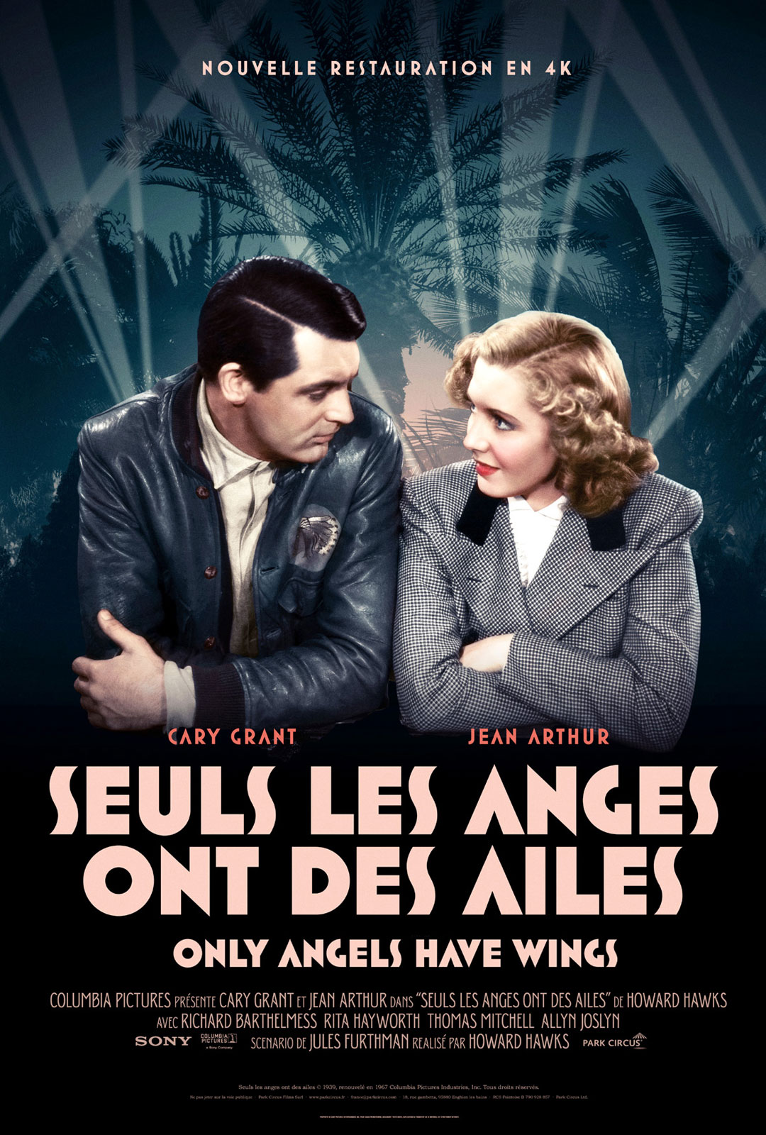 Seuls les anges ont des ailes - affiche du film