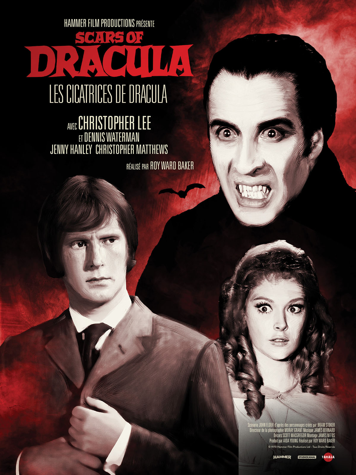 Les cicatrices de Dracula - affiche du film