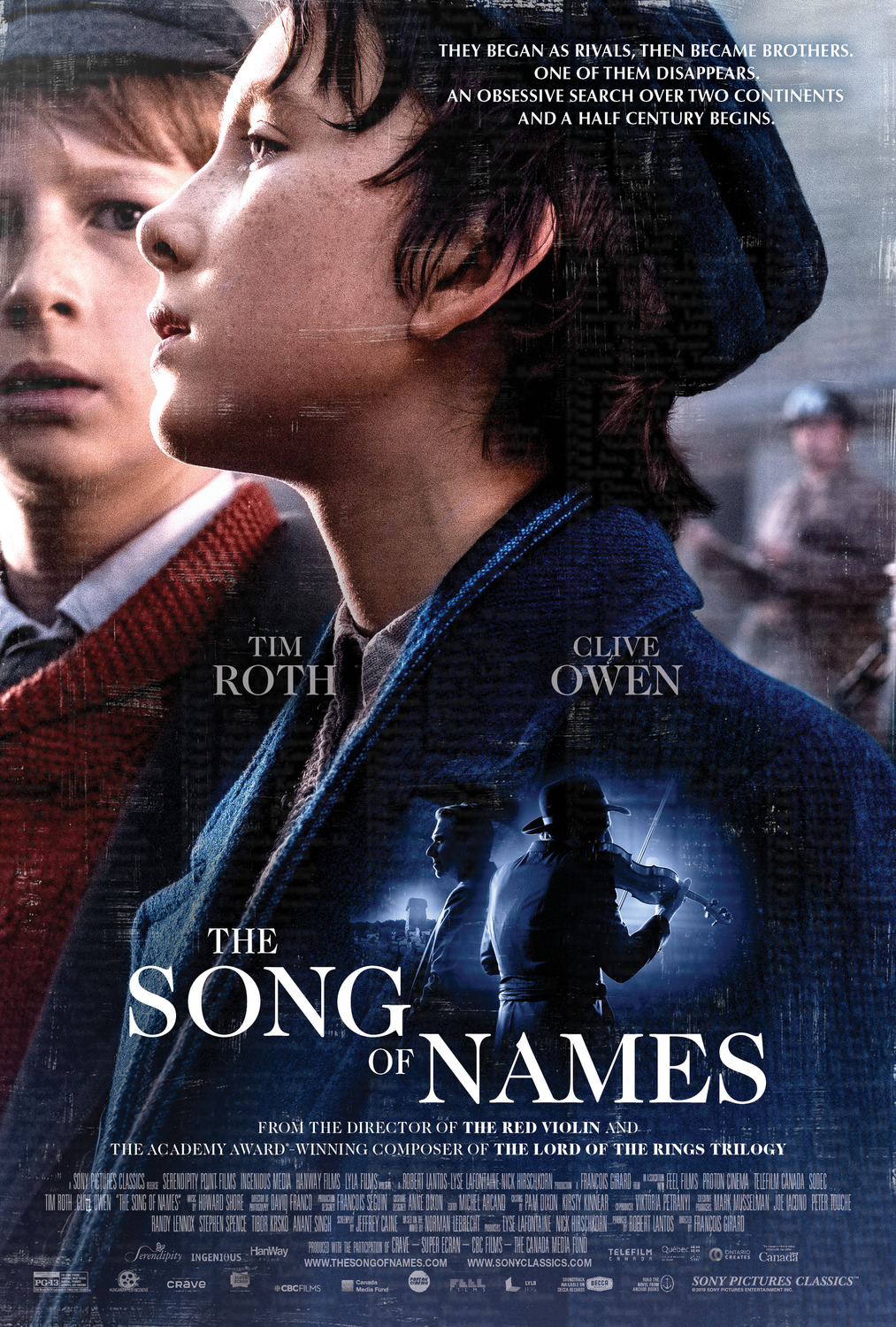 The song of names - affiche du film