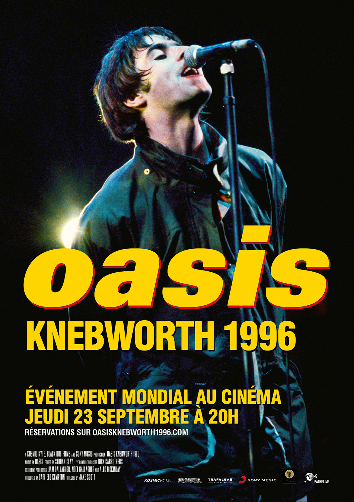 Oasis Knebworth 1996 - affiche du film