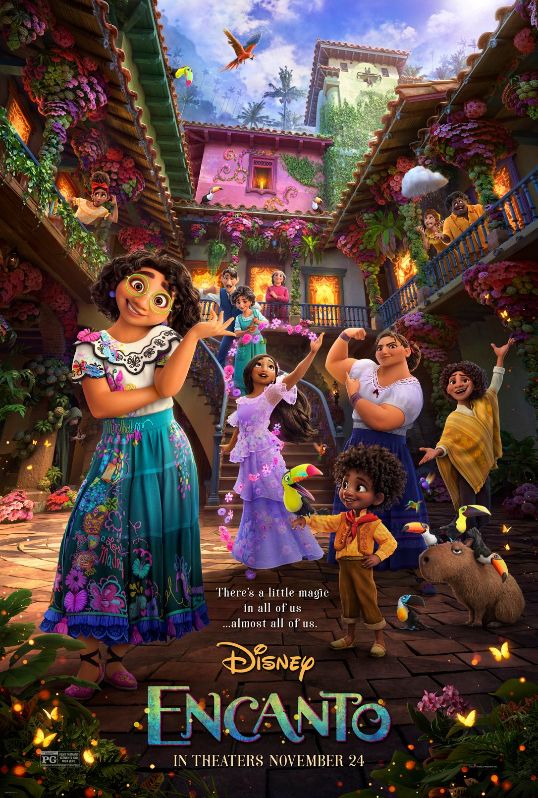 Encanto, la fantastique famille Madrigal - affiche du film