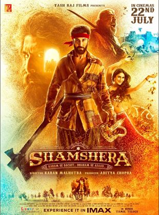 Shamshera - affiche du film
