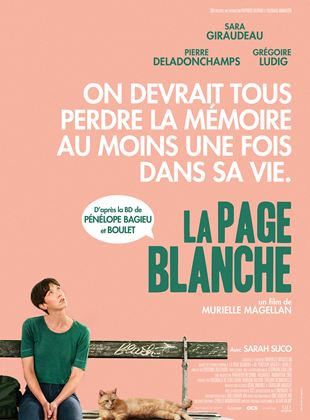 La Page blanche - affiche du film
