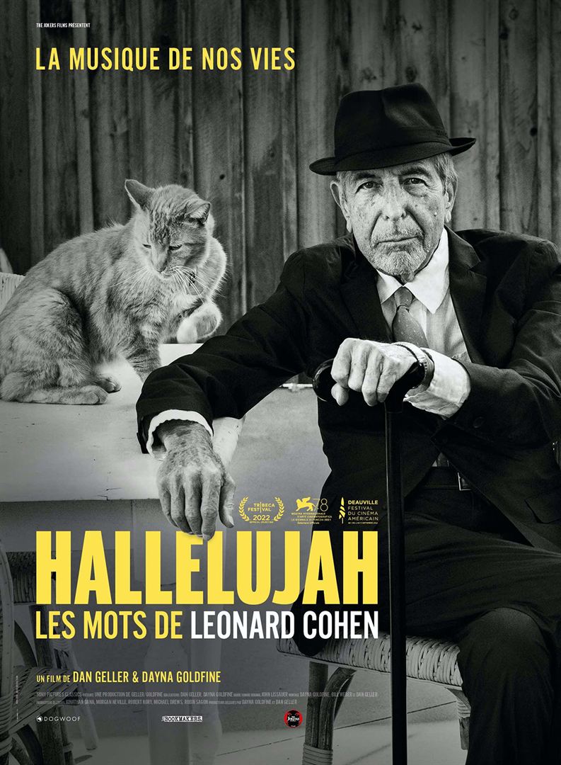 Hallelujah, les mots de Leonard Cohen - affiche du film