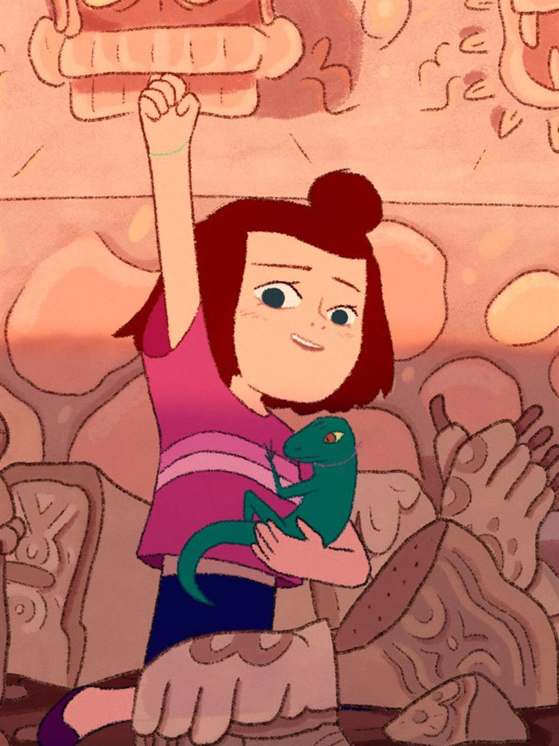 Louise et la lgende du serpent  plumes - affiche du film