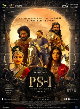 Ponniyin Selvan - part 1 - affiche du film