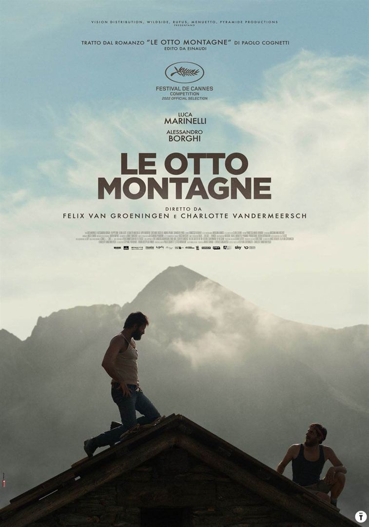 Les huit montagnes - affiche du film