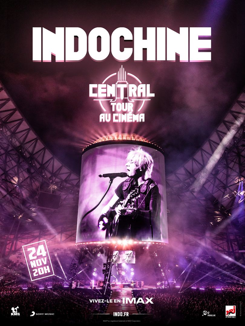 Concert Indochine - affiche du film