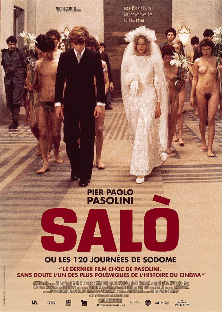 Sal ou les 120 Journes de Sodome - affiche du film