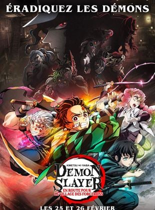 Demon Slayer : Kimetsu no Yaiba - En route pour le village des forgerons - affiche du film