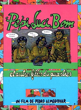 Pepi, Luci, Bom et les autres filles du quartier - affiche du film