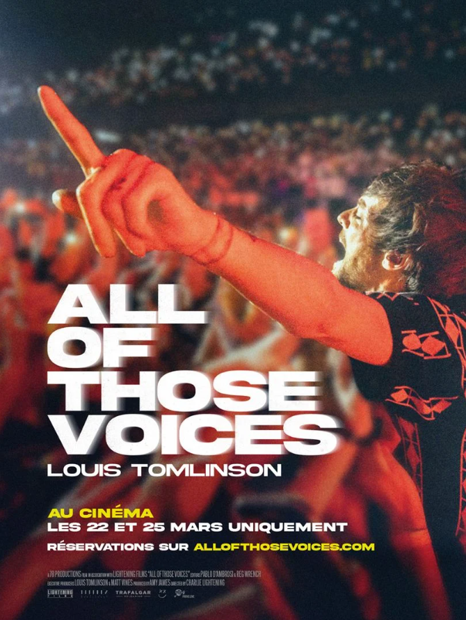 Louis Tomlinson : All of those voices - affiche du film