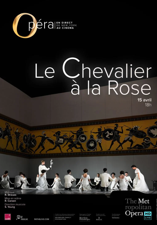 Le chevalier  la rose (Metropolitain opera) - affiche du film