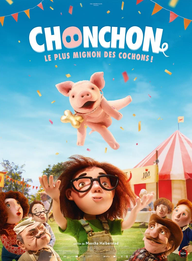 Chonchon, le plus mignon des cochons - affiche du film