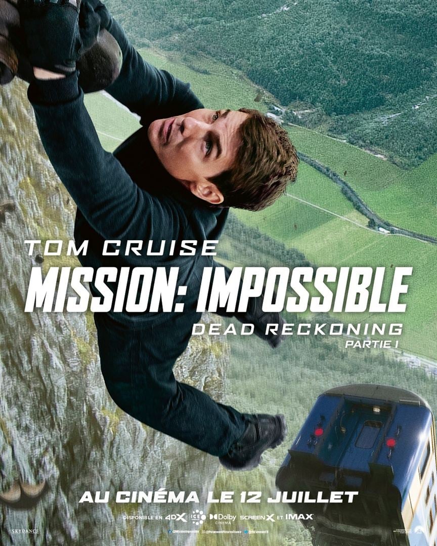 Mission : impossible - Dead Reckoning partie 1 - affiche du film