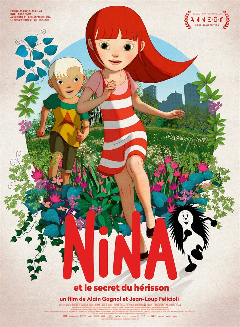Nina et le secret du hrisson - affiche du film