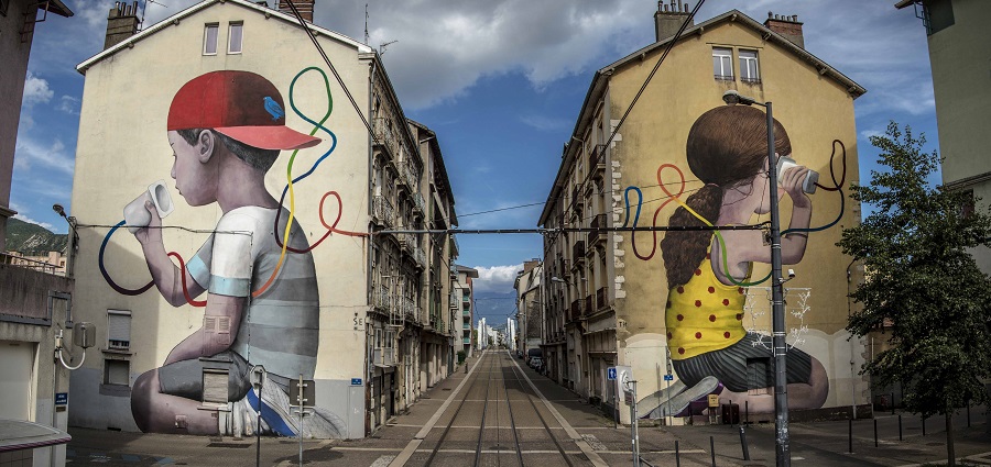 Zoom sur quinze fresques street art emblématiques de Grenoble et de son agglo